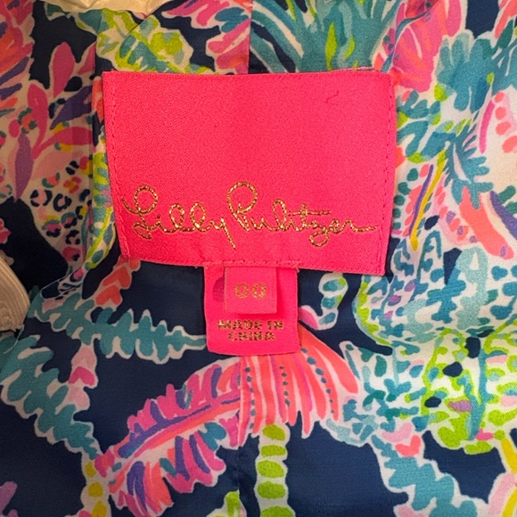 Lilly Pulitzer White Puffer Jacket - Picture 2 of 3